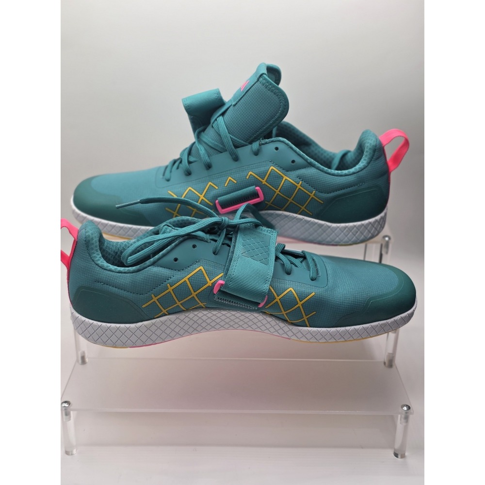 Adidas The Total 2 Weightlifting Shoes "Pure Teal" JP9867 Men's 10 NWT